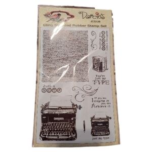 DARCIE'S 10 Rubber Cling Stamp Set Crafts NEW DIY Scrapbook Cards JCS129